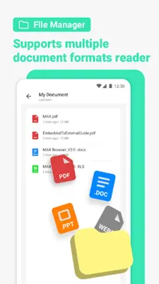 Max Browser-Private & Security android App screenshot 3